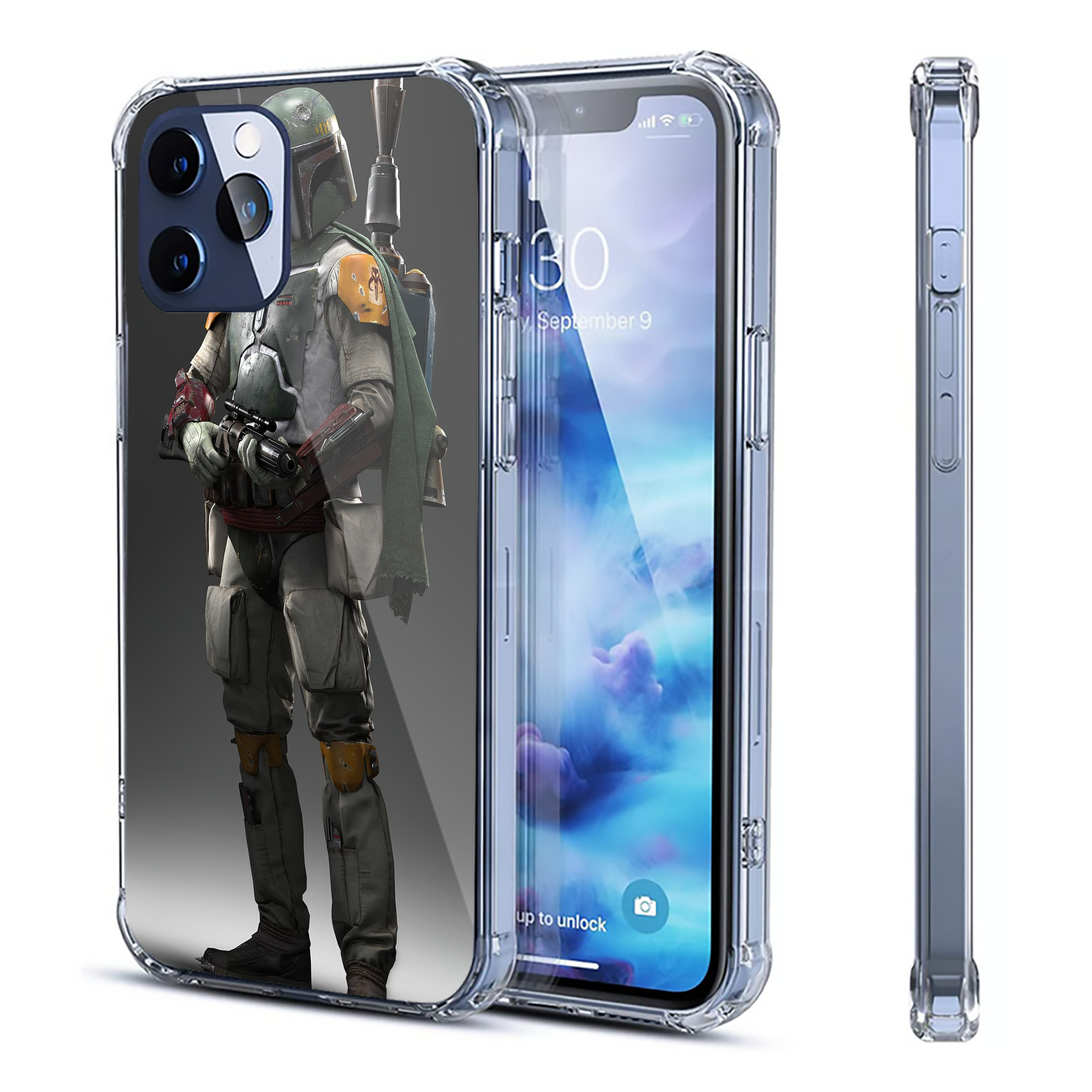 （画像用） スター・ウォーズ Star Wars 【iPhone 12シリーズ対応】透明スマホケース（クリアソフトケース）